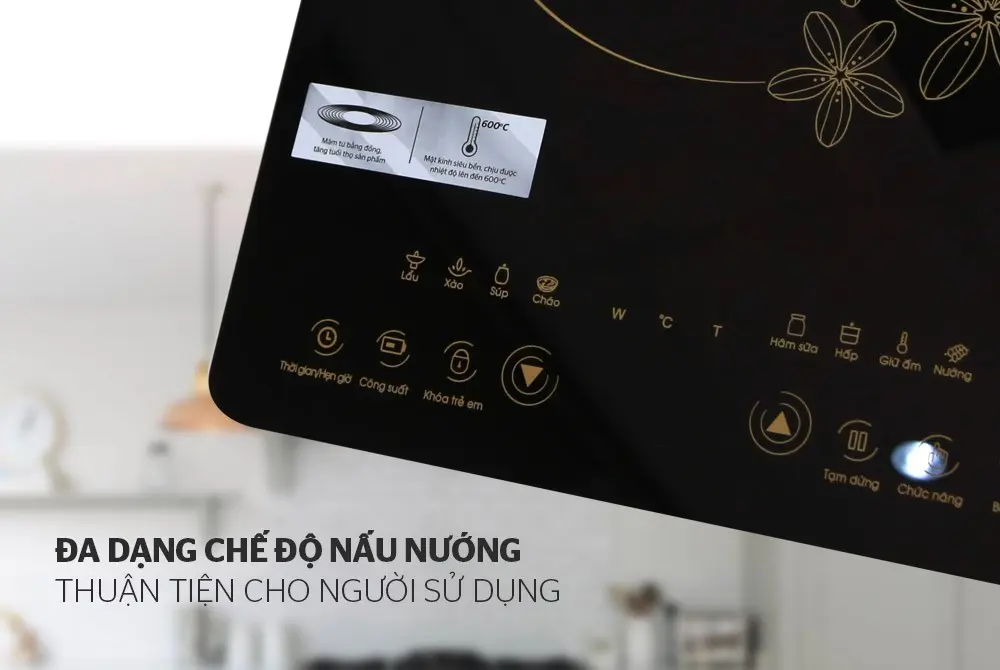 Bếp từ đơn SUNHOUSE SHD6800 - 2000W, Cảm ứng - Ảnh 5