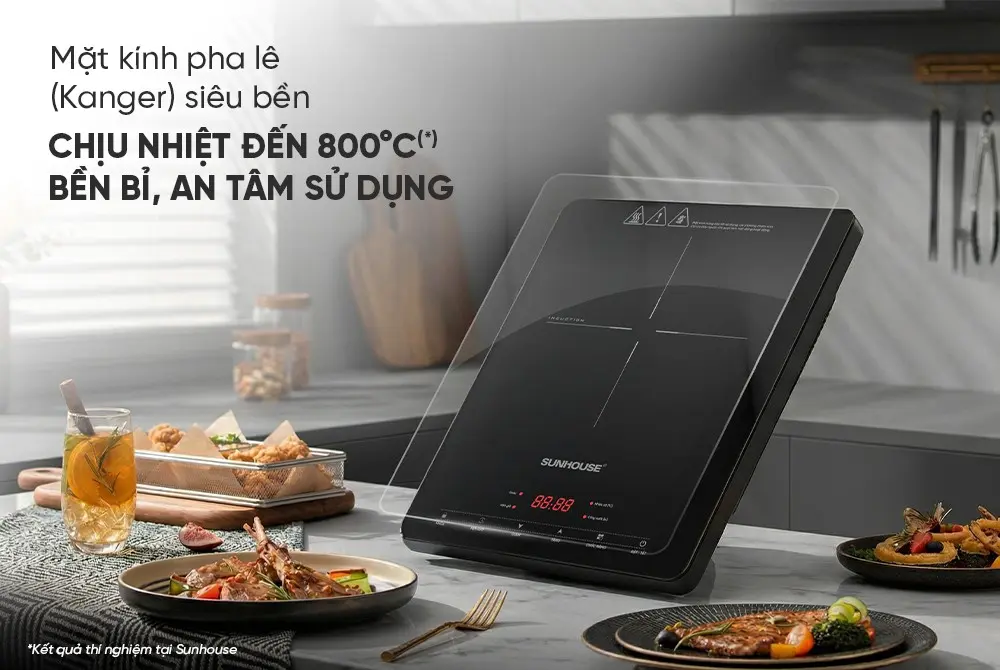 Bếp từ đơn SUNHOUSE SHD6804 - 2000W, Cảm ứng - Ảnh 7