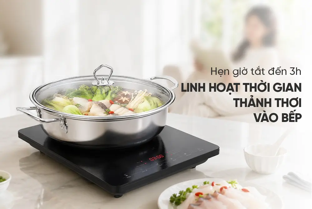 Bếp từ đơn SUNHOUSE SHD6804 - 2000W, Cảm ứng - Ảnh 9