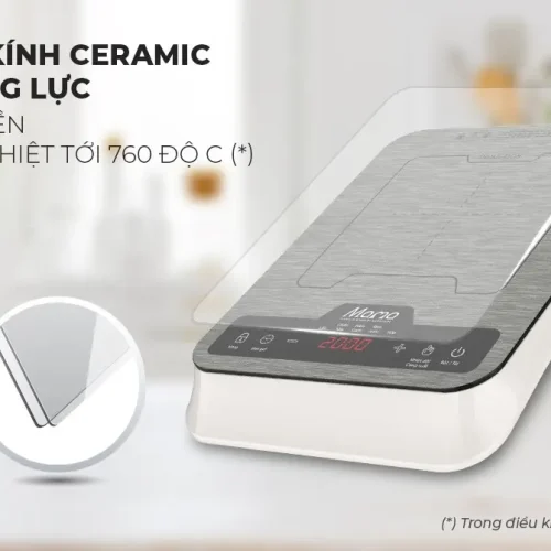 Bếp từ đơn SUNHOUSE SHD6856 2000W mặt kính ceramic cường lực chịu nhiệt