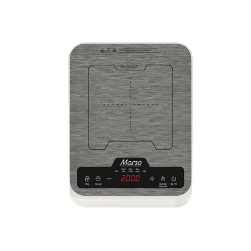 Bếp từ đơn SUNHOUSE SHD6856 2000W với mặt kính vân xước và điều khiển cảm ứng