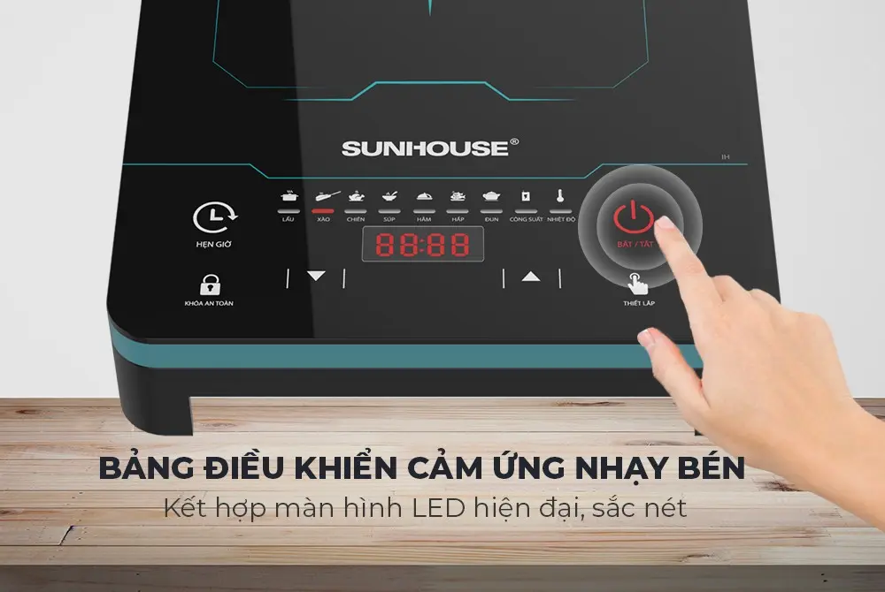 Bếp từ đơn SUNHOUSE SHD6873 - 2200W, Cảm ứng - Ảnh 4