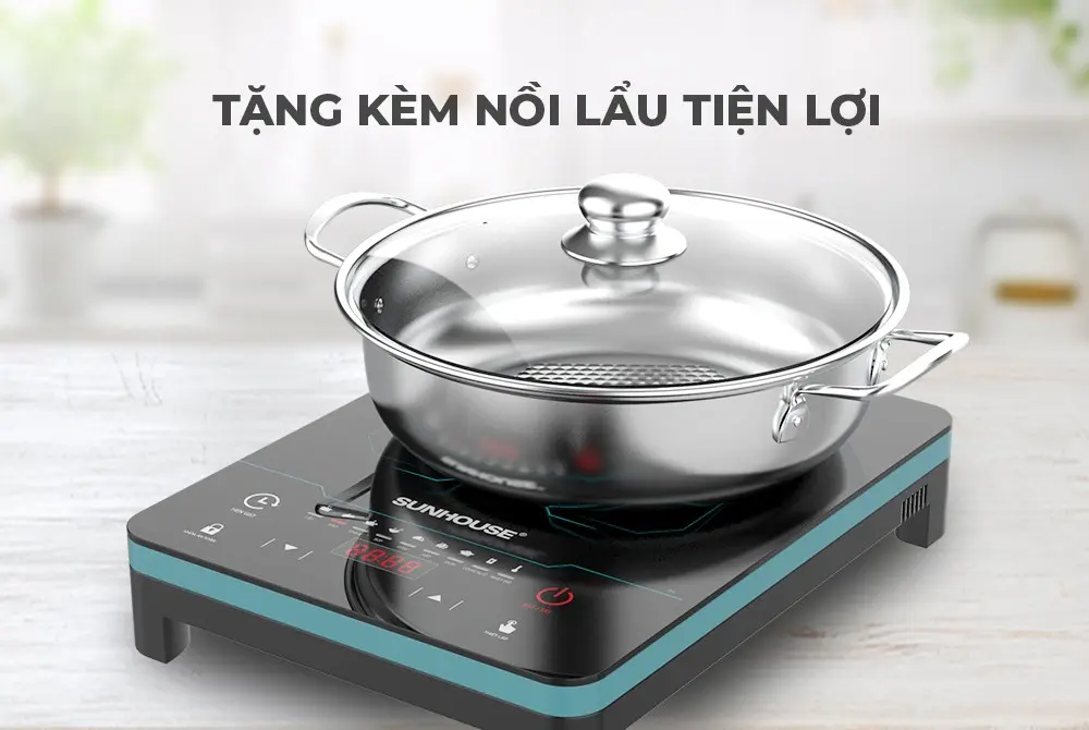 Bếp từ đơn SUNHOUSE SHD6873 - 2200W, Cảm ứng - Ảnh 8