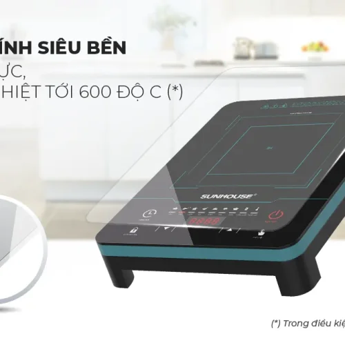 Bếp từ đơn SUNHOUSE SHD6879 2200W cảm ứng mặt kính chịu nhiệt