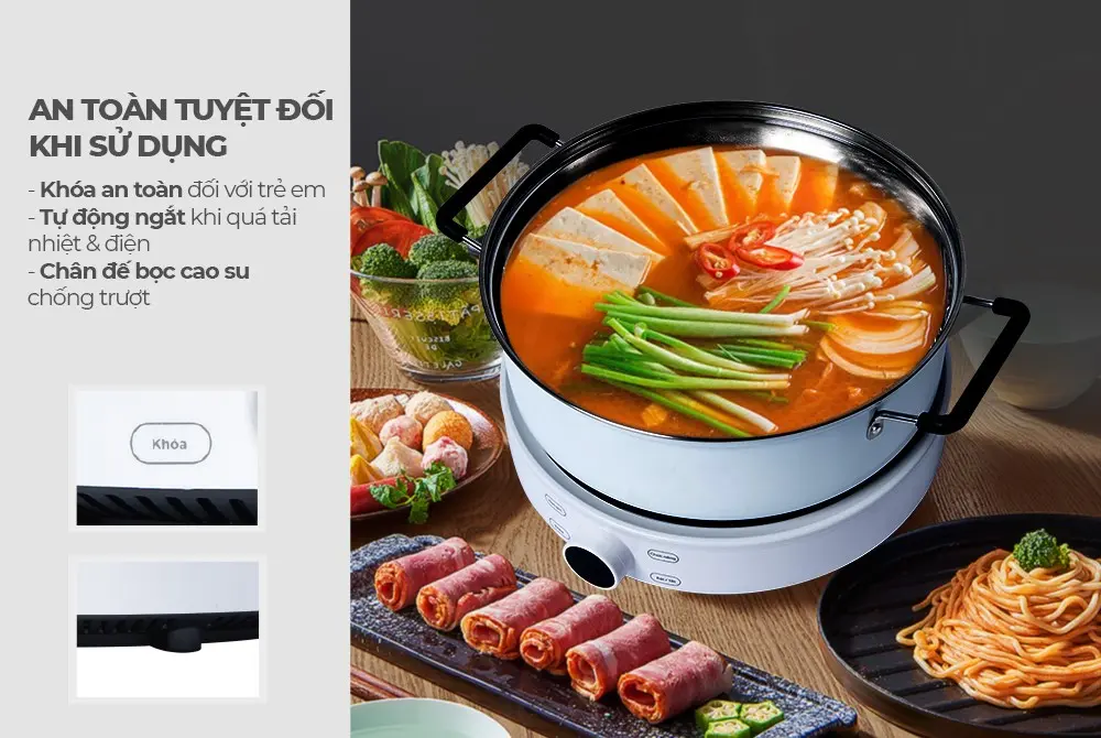 Bếp từ đơn SUNHOUSE SHD6882 - 2000W, Cảm ứng - Ảnh 6
