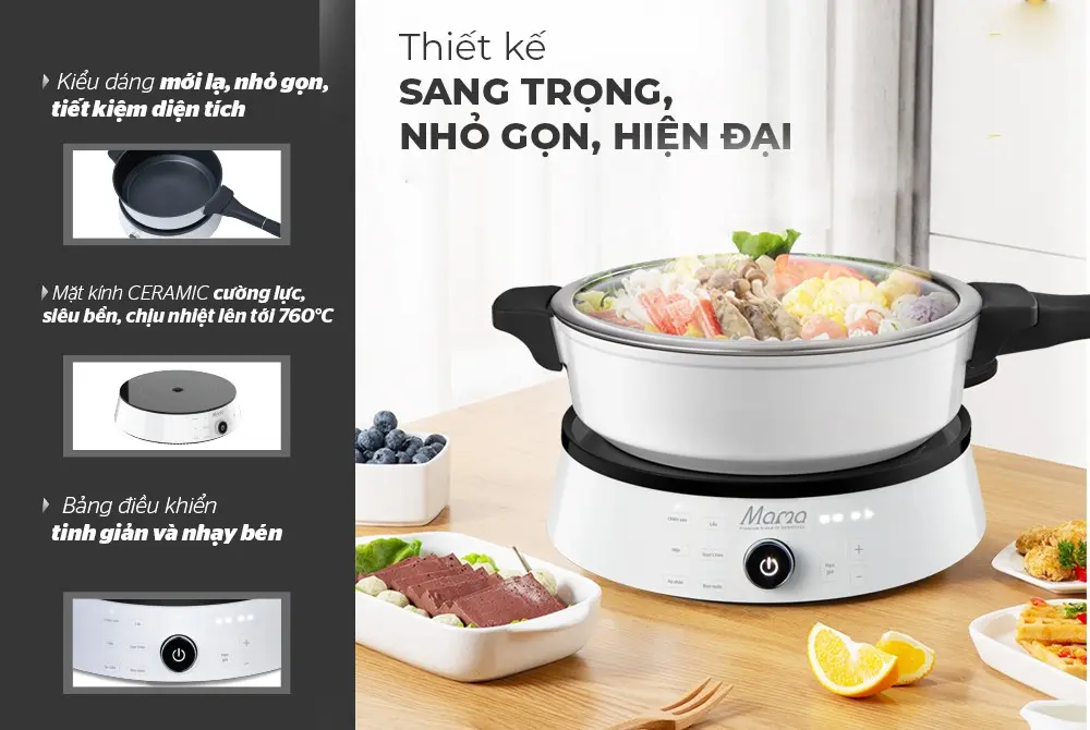 Bếp từ đơn SUNHOUSE SHD6885 - 2100W, Cảm ứng - Ảnh 2