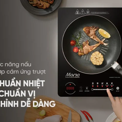 Bếp từ đơn SUNHOUSE SHD6886 2000W cảm ứng với 5 chức năng nấu