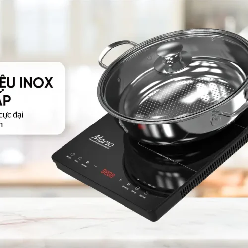 Bếp từ đơn SUNHOUSE SHD6888 kèm nồi inox cao cấp