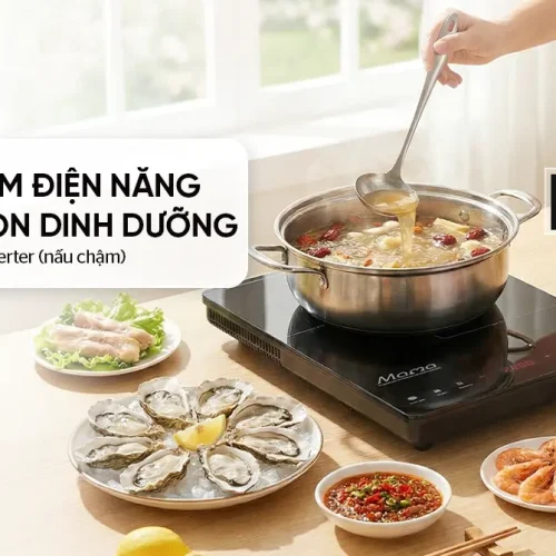 Bếp từ đơn SUNHOUSE SHD6888 2200W cảm ứng nấu chậm tiết kiệm điện
