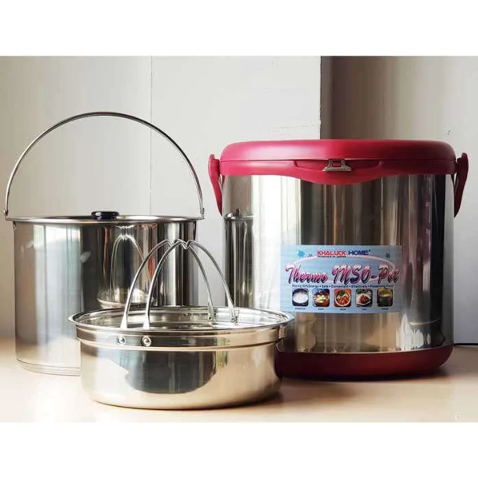 Bộ nồi ủ Khaluck KL-711 dung tích 6 lít gồm thân nồi và lòng nồi inox