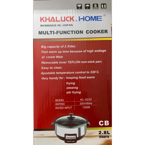 Bao bì lẩu điện Khaluck KL-5220 2.8 lít 1200W