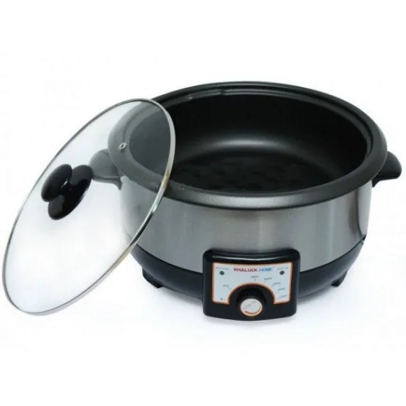 Lẩu điện Khaluck KL-5220 dung tích 2.8 lít 1200W kèm nắp kính