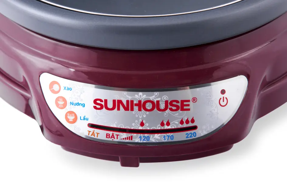 Lẩu điện SUNHOUSE SH535L - 1300W, Đa năng - Ảnh 5