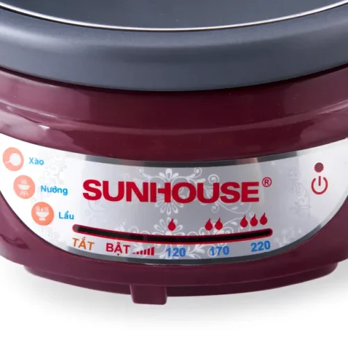 Bảng điều khiển nhiệt lẩu điện SUNHOUSE SH535L 1300W