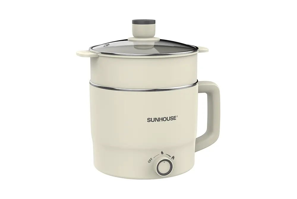 Lẩu điện mini SUNHOUSE SHD4516 1.6 lít có tay cầm tiện dụng