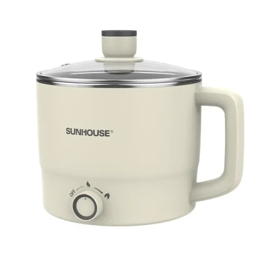 Lẩu điện SUNHOUSE SHD4516 mini 1,6 lít có tay cầm bên phải