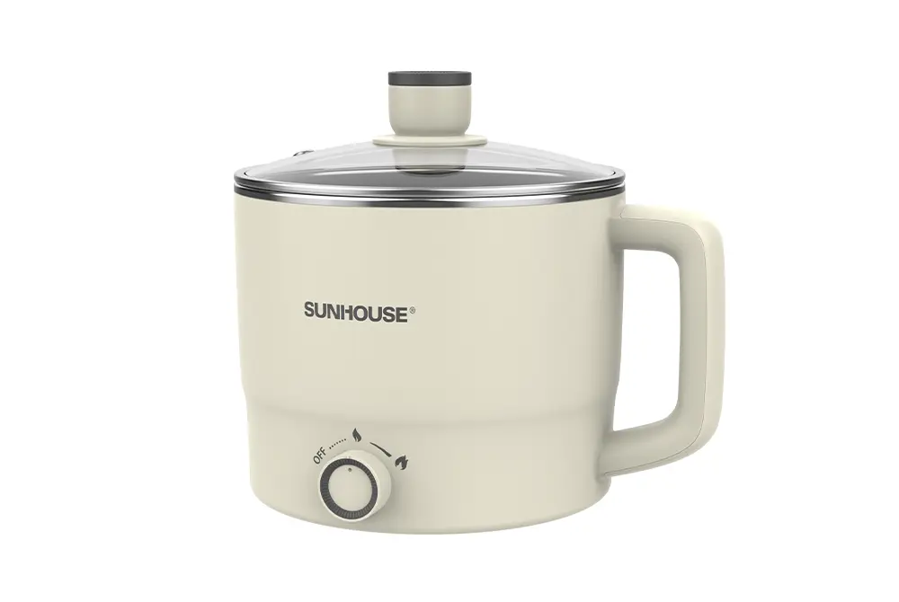 Lẩu điện SUNHOUSE SHD4516 mini 1,6 lít có tay cầm bên phải