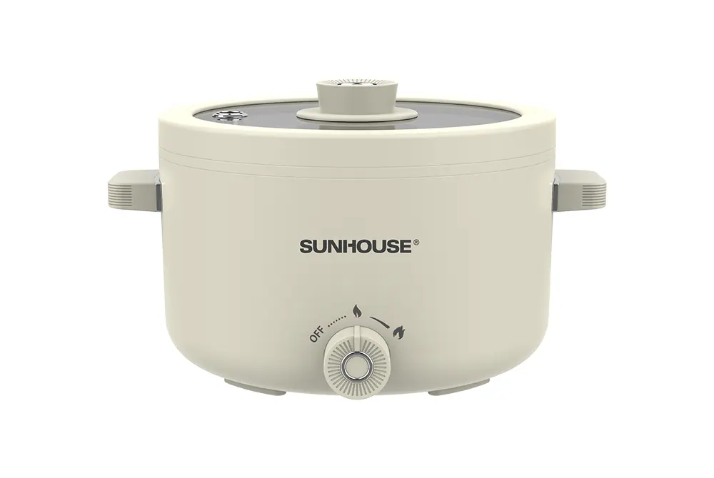 Lẩu điện SUNHOUSE SHD4517 mini 2 lít 700W góc chính diện