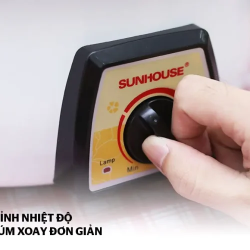 Núm xoay điều chỉnh nhiệt độ của lẩu điện SUNHOUSE SHD4521