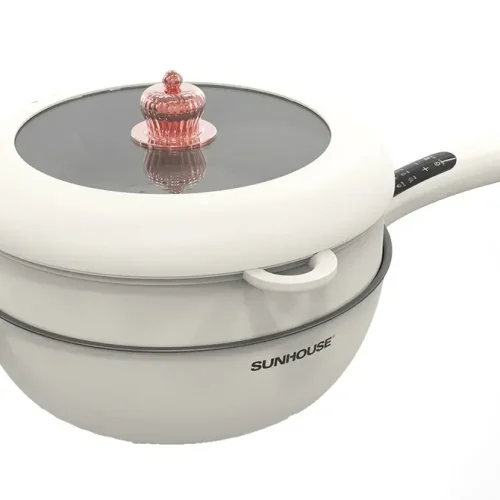 Lẩu điện SUNHOUSE SHD4555 cảm ứng 5 lít chụp nghiêng phía trước