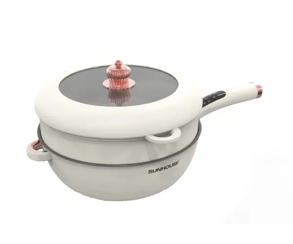 Lẩu điện cảm ứng SUNHOUSE SHD4555 5 lít màu trắng