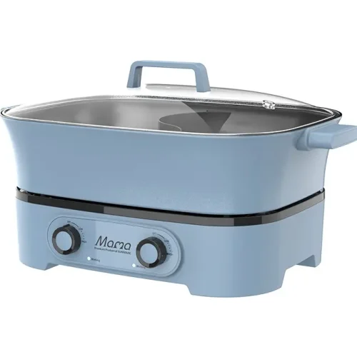 Lẩu điện SUNHOUSE SHD4568 2 ngăn nướng lẩu dung tích 6 lít