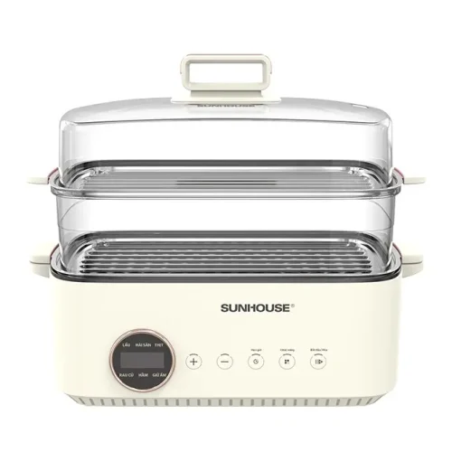 Lẩu điện SUNHOUSE SHD4593 14,5 lít cảm ứng đa năng nhìn chính diện
