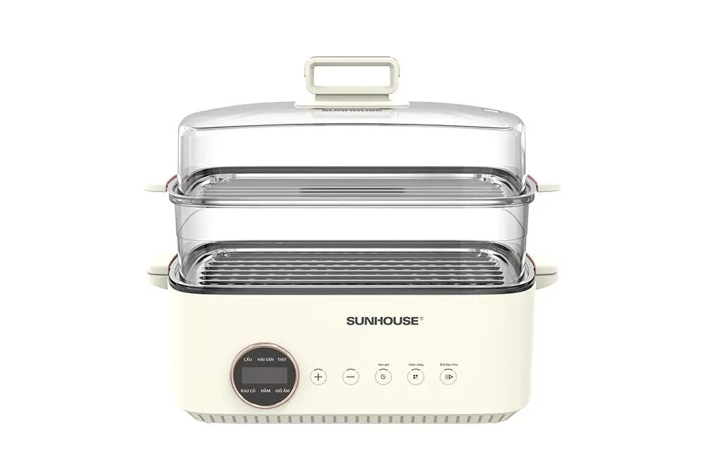 Lẩu điện SUNHOUSE SHD4593 14,5 lít cảm ứng đa năng nhìn chính diện