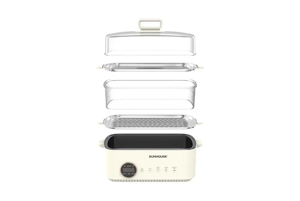 Các bộ phận tháo rời của lẩu điện đa năng SUNHOUSE SHD4593 14.5 lít