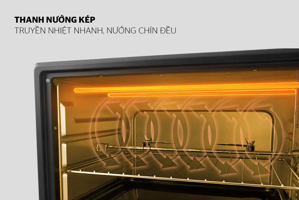 Lò nướng SUNHOUSE SHD4206 - 800W, 10 lít - Ảnh 3