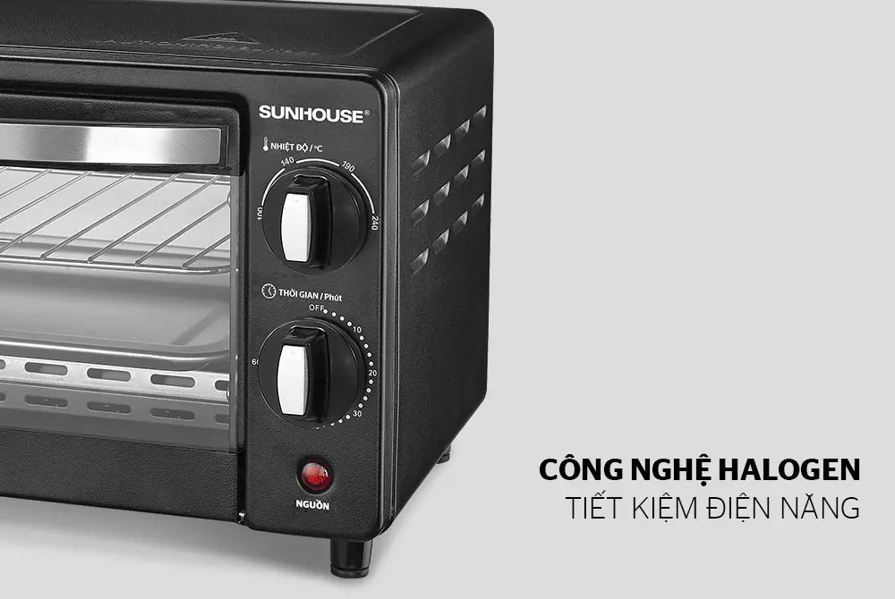 Lò nướng SUNHOUSE SHD4206 - 800W, 10 lít - Ảnh 5