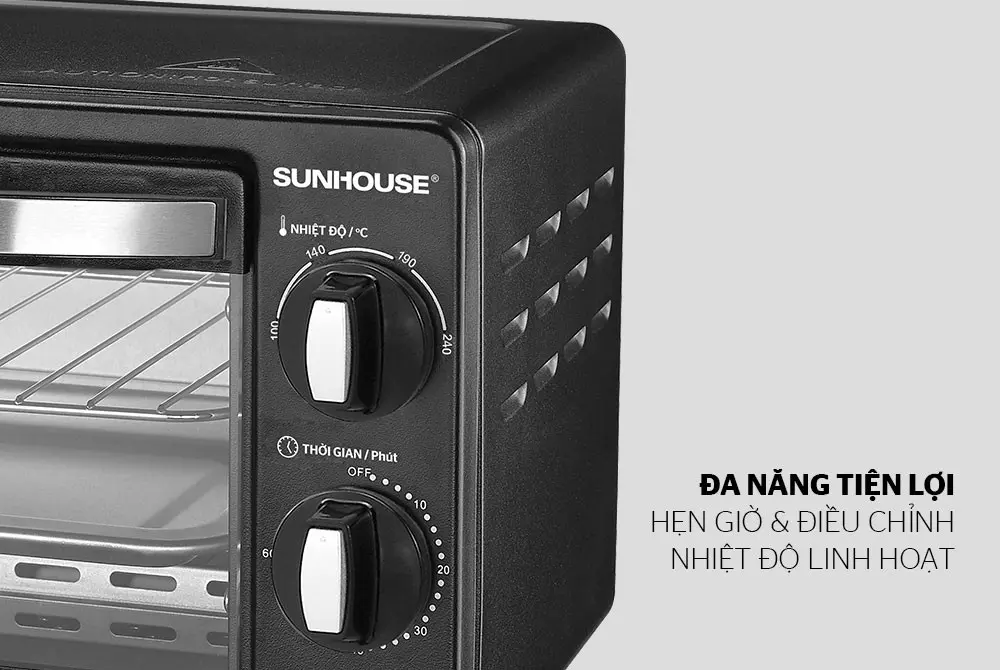 Lò nướng SUNHOUSE SHD4206 - 800W, 10 lít - Ảnh 6
