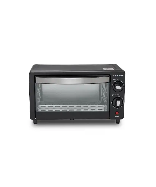 Lò nướng SUNHOUSE SHD4207LB 10 lít màu đen nhìn từ phía trước