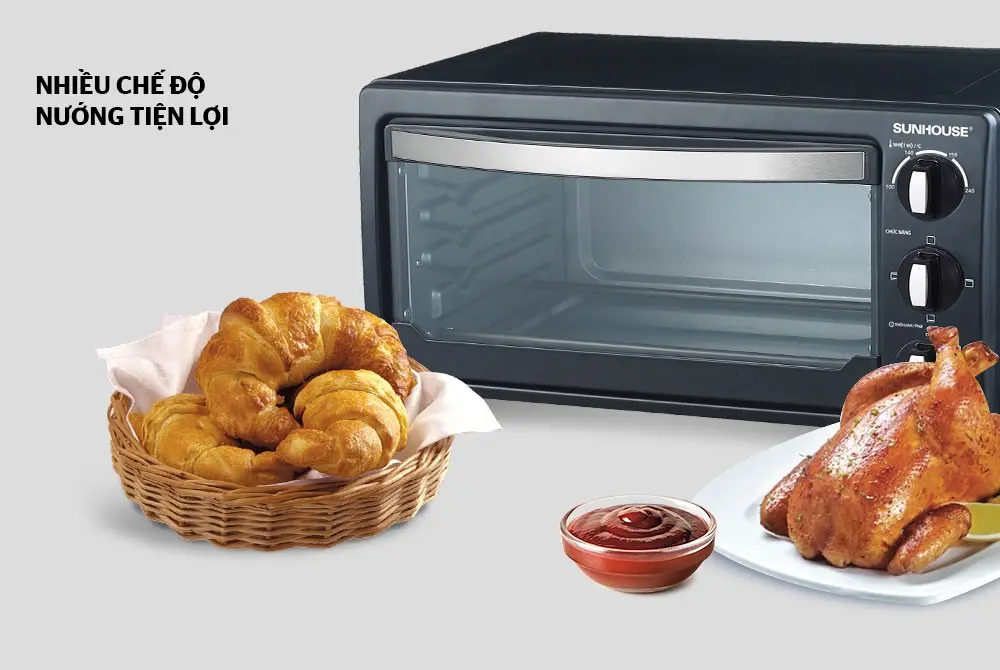 Lò nướng SUNHOUSE SHD4216 - 1300W, 16 lít - Ảnh 5