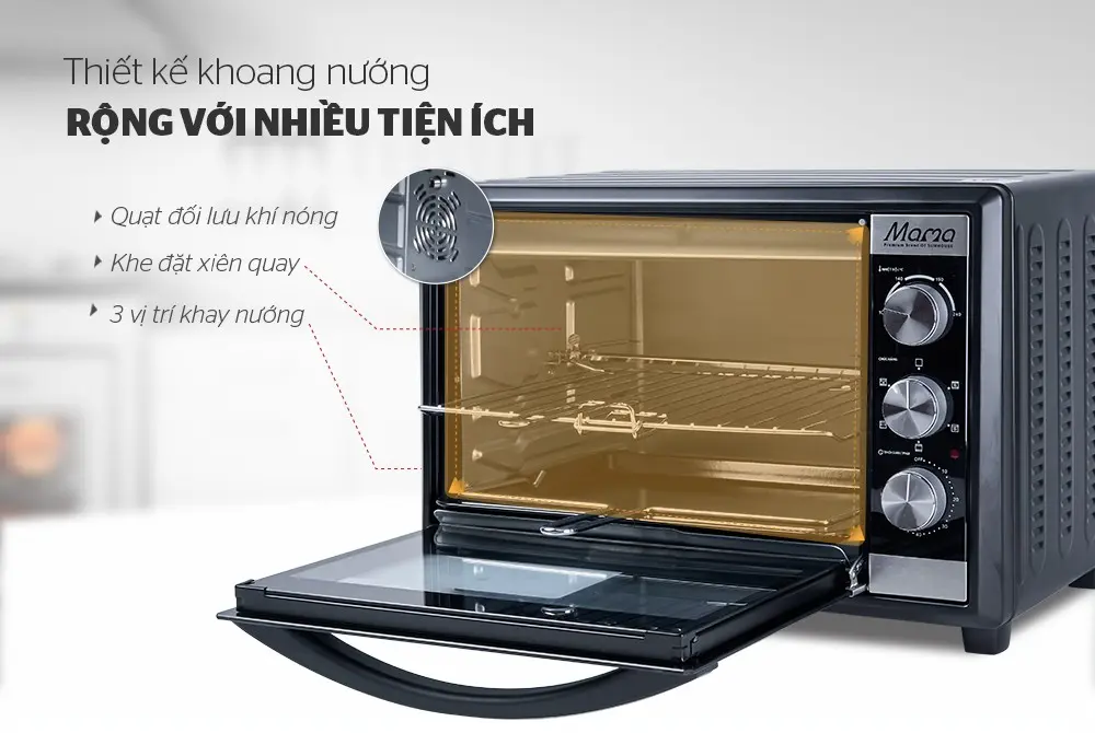 Lò nướng SUNHOUSE SHD4240 - 1550W, 40 lít - Ảnh 4