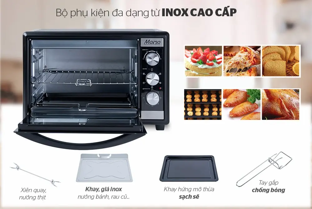 Lò nướng SUNHOUSE SHD4240 - 1550W, 40 lít - Ảnh 5