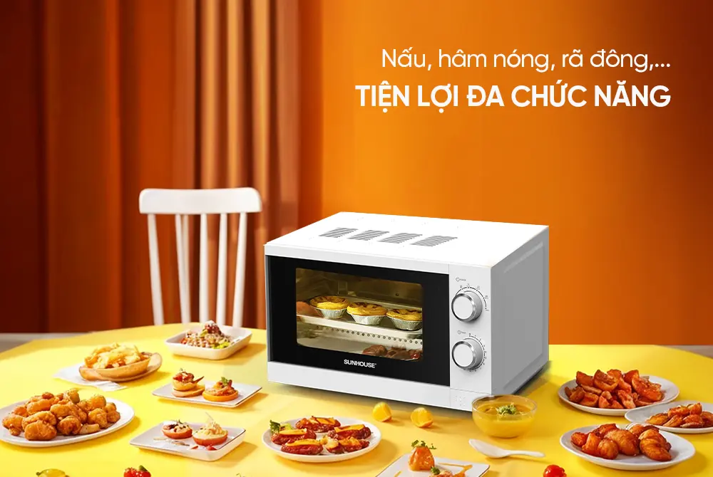 Lò vi sóng SUNHOUSE SHD4819 - 1200W, 20 lít - Ảnh 5