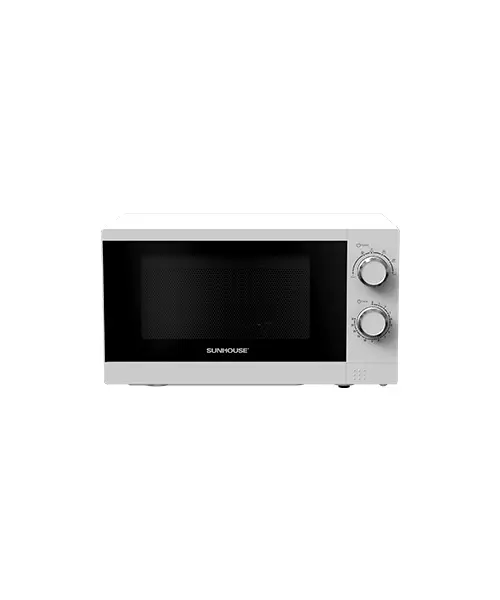 Lò vi sóng SUNHOUSE SHD4819 20 lít màu trắng nhìn chính diện