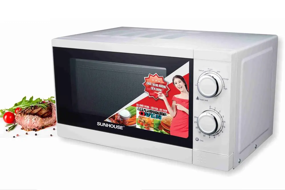 Lò vi sóng SUNHOUSE SHD4820 - 1200W (Vi sóng), 850W (Nướng), 20 lít - Ảnh 2
