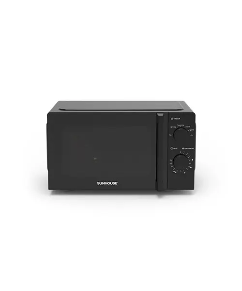 Lò vi sóng SUNHOUSE SHD4822 màu đen nhìn chính diện