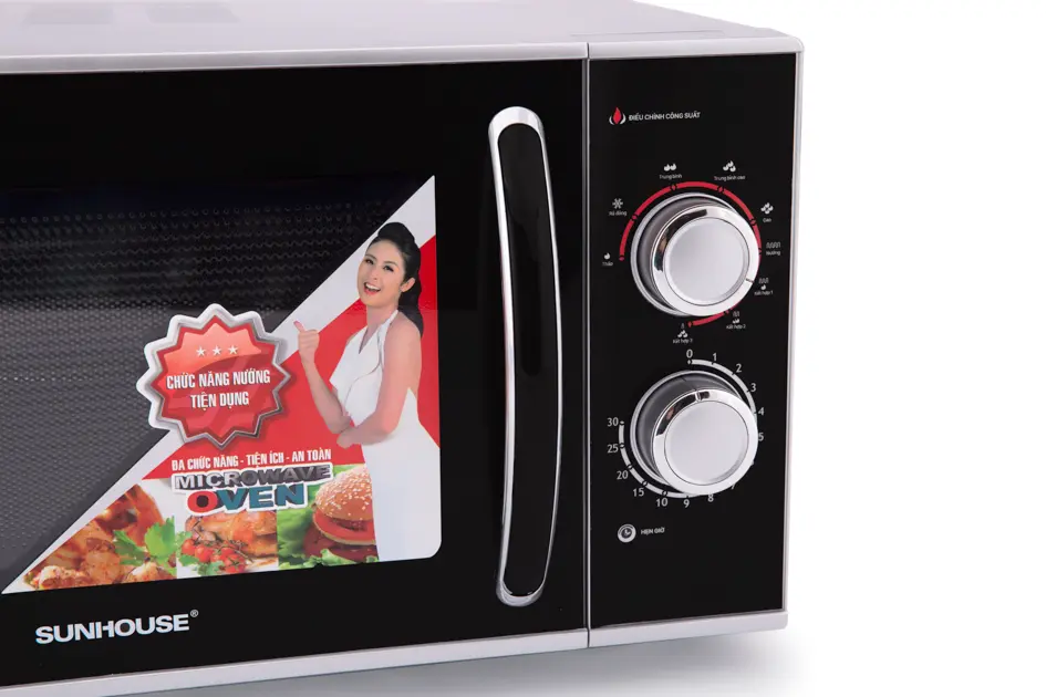 Lò vi sóng SUNHOUSE SHD4823 - 1400W (Vi sóng), 1050W (Nướng), 25 lít - Ảnh 3