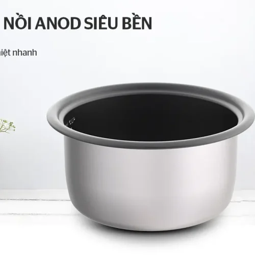 Lòng nồi anod siêu bền của nồi cơm điện SUNHOUSE SHD8138