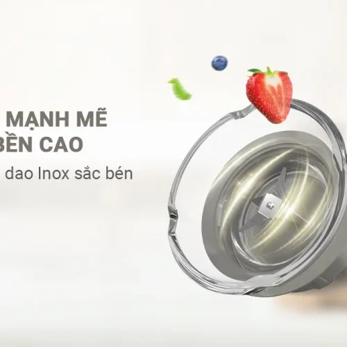 Lưỡi dao inox sắc bén của máy xay sinh tố SUNHOUSE SHD5331