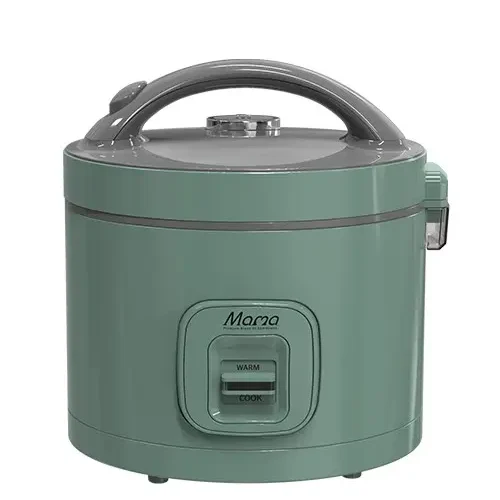 Mặt trước nồi cơm điện SUNHOUSE SHD8266G 1.2 lít màu xanh