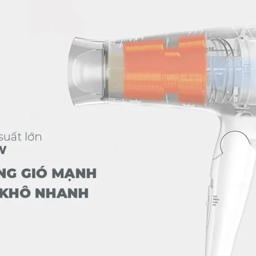 Máy sấy tóc SUNHOUSE SHD2309 2200W với luồng gió mạnh