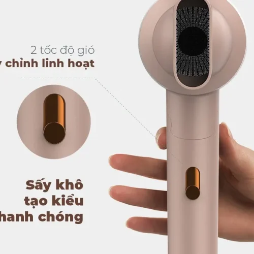 Máy sấy tóc SUNHOUSE SHD2313 1000W với công tắc 2 tốc độ gió