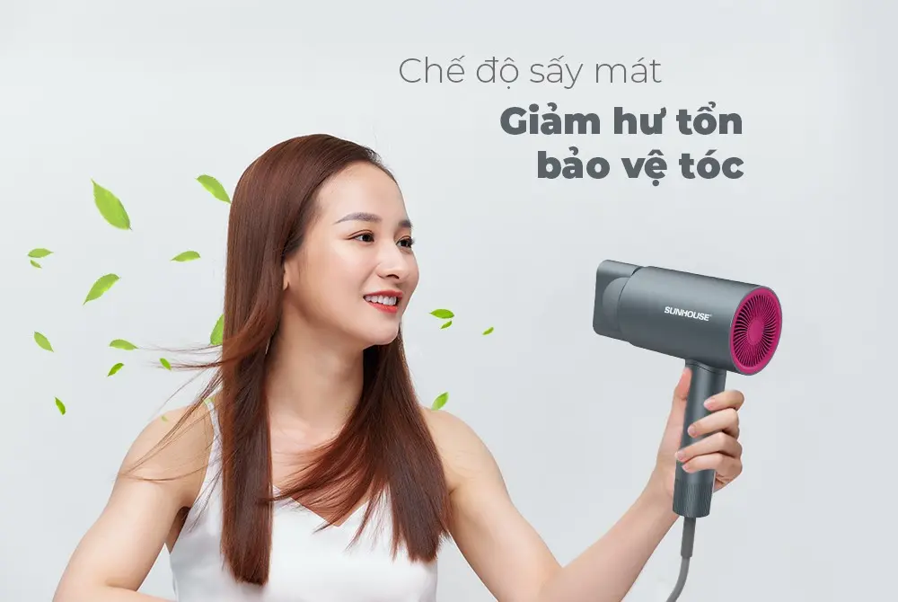 Máy sấy tóc SUNHOUSE SHD2315G - 2000W - Ảnh 7