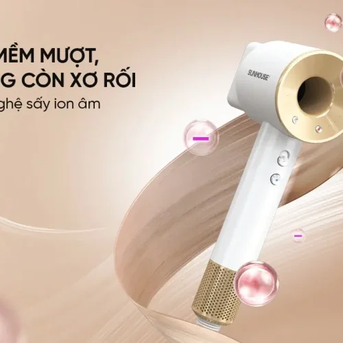 Máy sấy tóc SUNHOUSE SHD2320 1500W công nghệ ion âm cho tóc mềm mượt