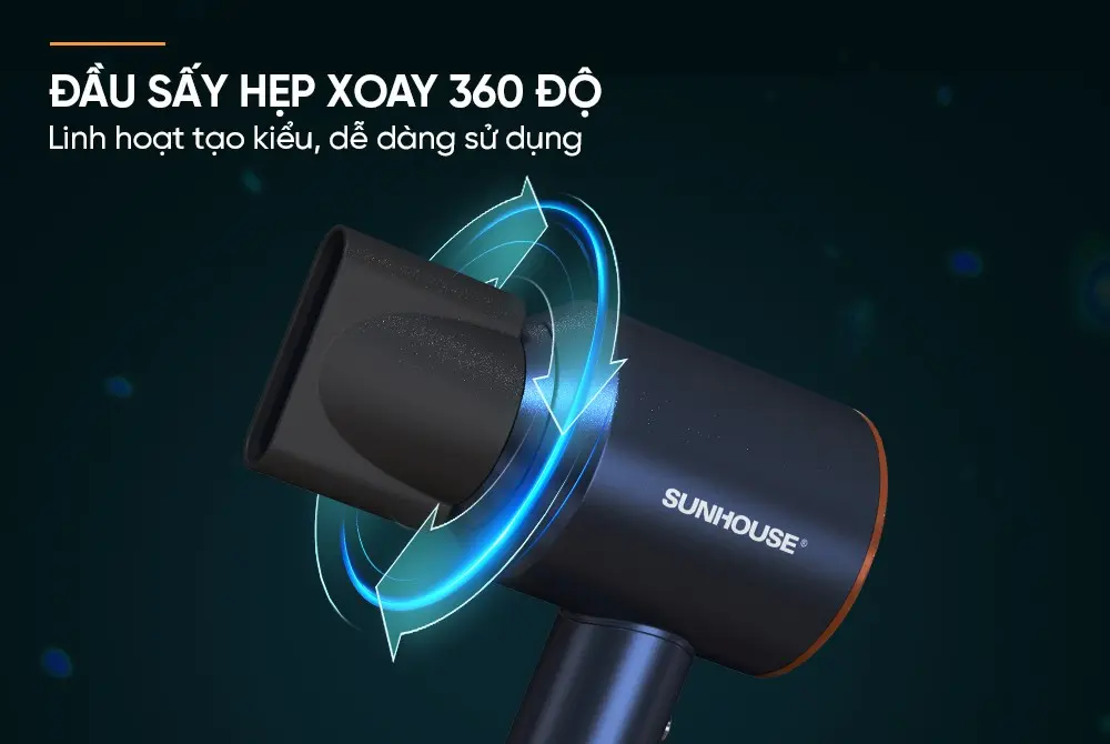 Máy sấy tóc SUNHOUSE SHD2321 - 1500W - Ảnh 10