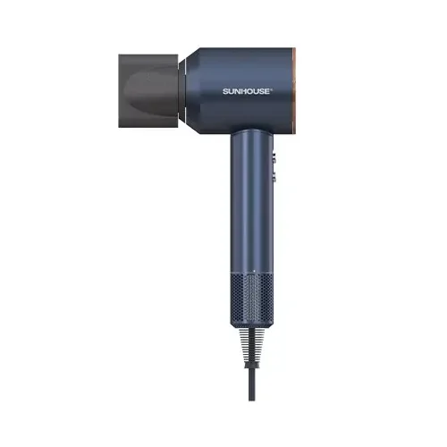 Máy sấy tóc SUNHOUSE SHD2321 1500W màu xanh đậm với đầu sấy hẹp